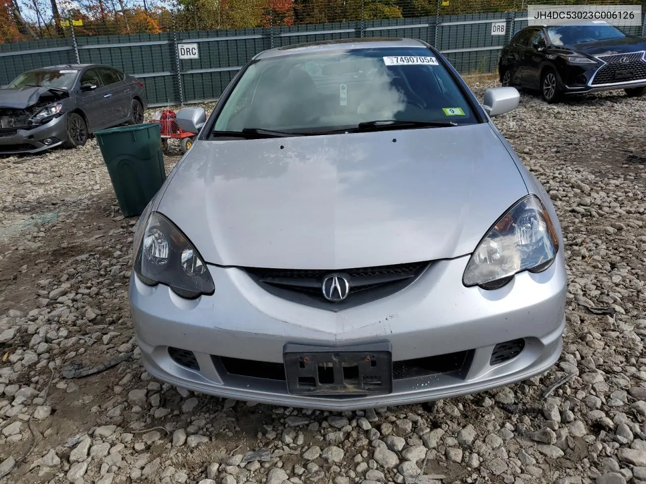 2003 Acura Rsx Type-S VIN: JH4DC53023C006126 Lot: 74907054