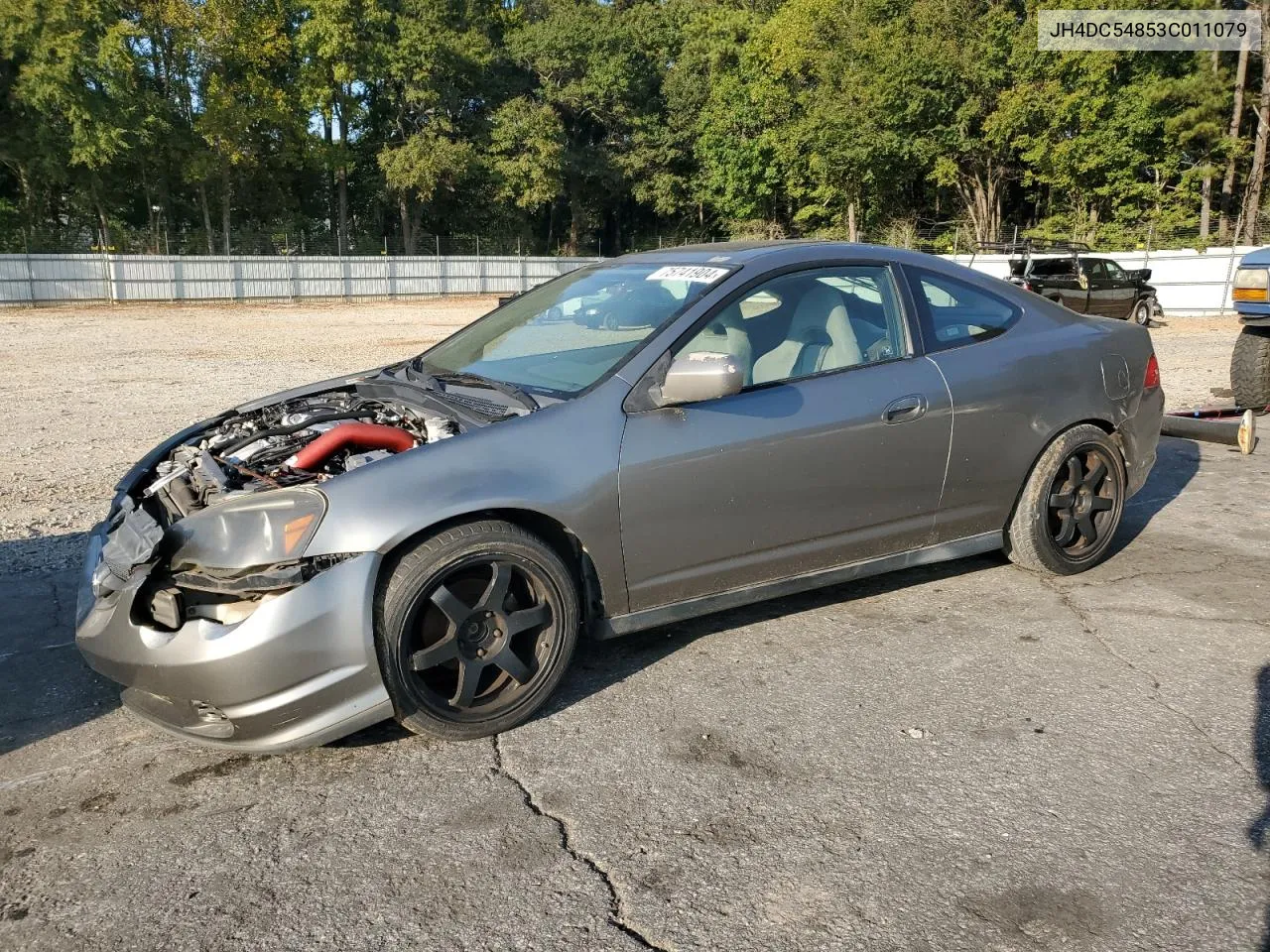 2003 Acura Rsx VIN: JH4DC54853C011079 Lot: 75741904