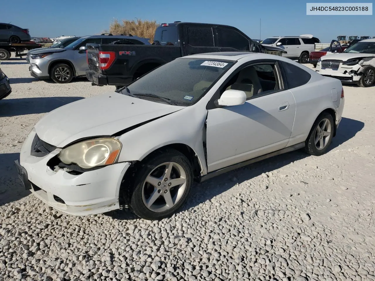 2003 Acura Rsx VIN: JH4DC54823C005188 Lot: 77234364