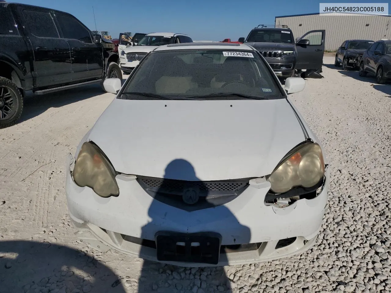 2003 Acura Rsx VIN: JH4DC54823C005188 Lot: 77234364