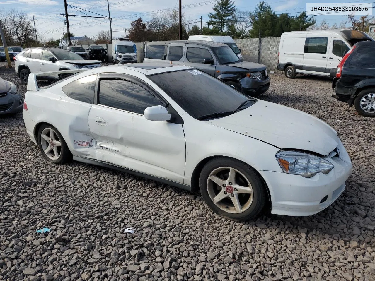 2003 Acura Rsx VIN: JH4DC54883S003676 Lot: 79020214