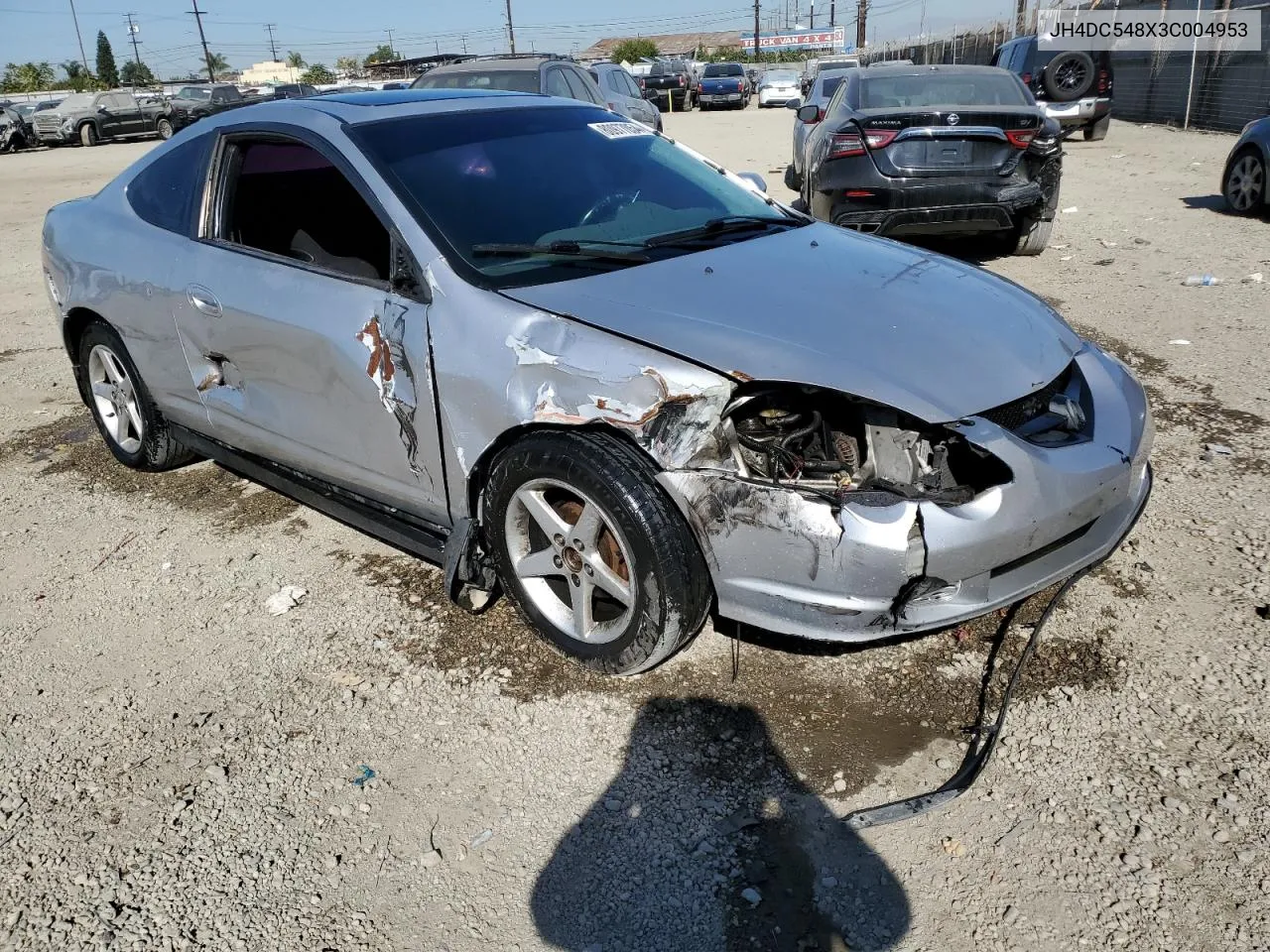 2003 Acura Rsx VIN: JH4DC548X3C004953 Lot: 80977054