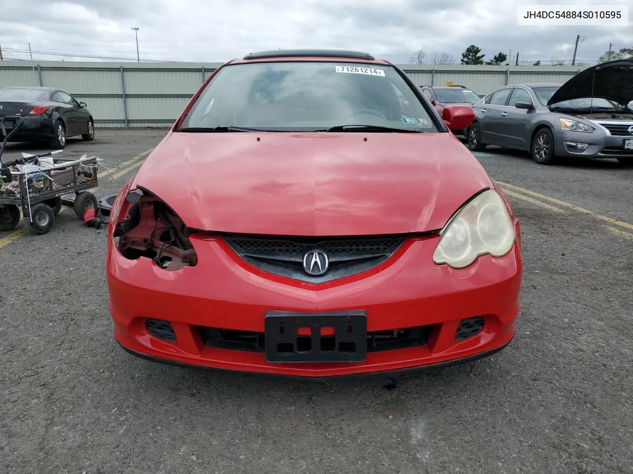 2004 Acura Rsx VIN: JH4DC54884S010595 Lot: 71261214