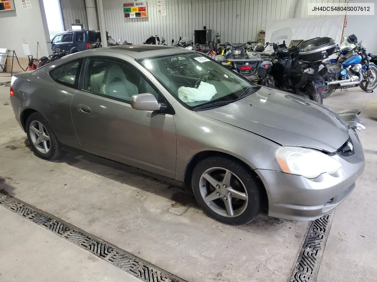 2004 Acura Rsx VIN: JH4DC54804S007612 Lot: 74295204