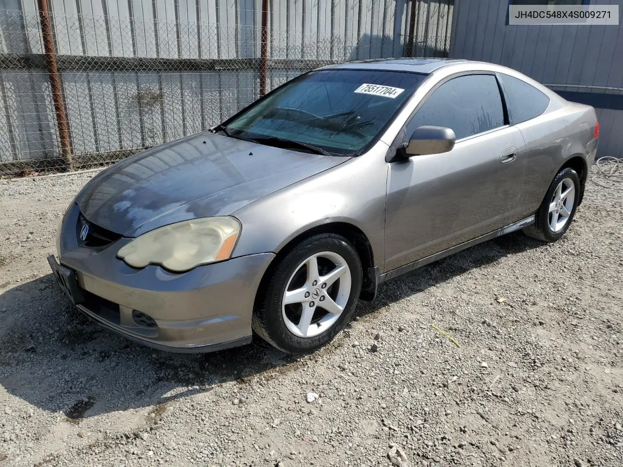 2004 Acura Rsx VIN: JH4DC548X4S009271 Lot: 75517704