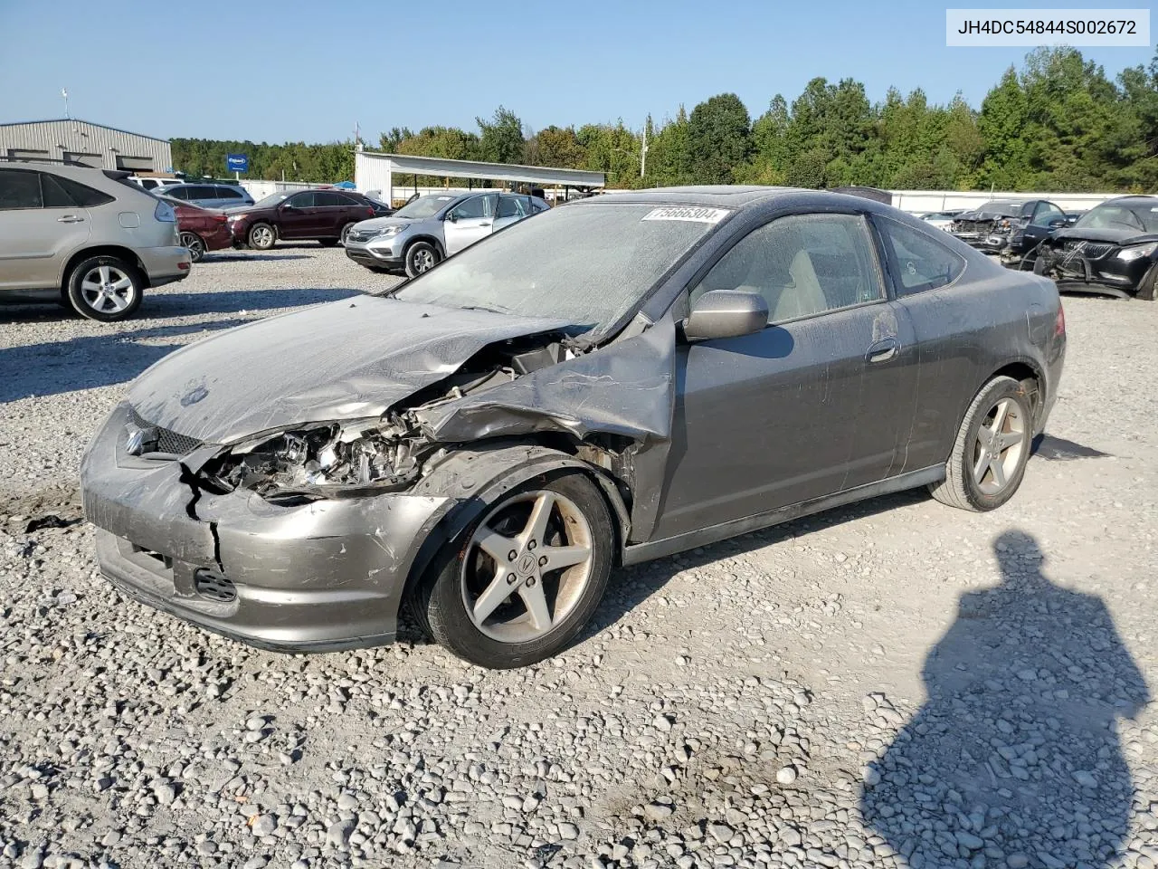 2004 Acura Rsx VIN: JH4DC54844S002672 Lot: 75666304