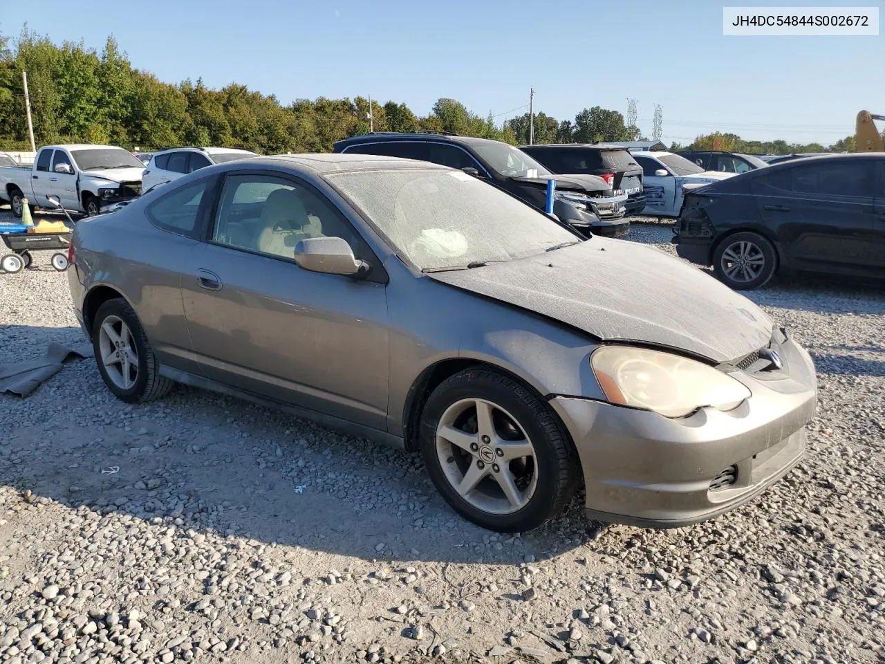 2004 Acura Rsx VIN: JH4DC54844S002672 Lot: 75666304