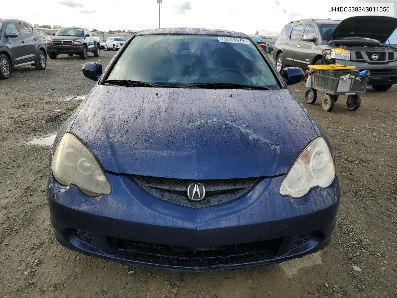 2004 Acura Rsx VIN: JH4DC53834S011056 Lot: 78538974