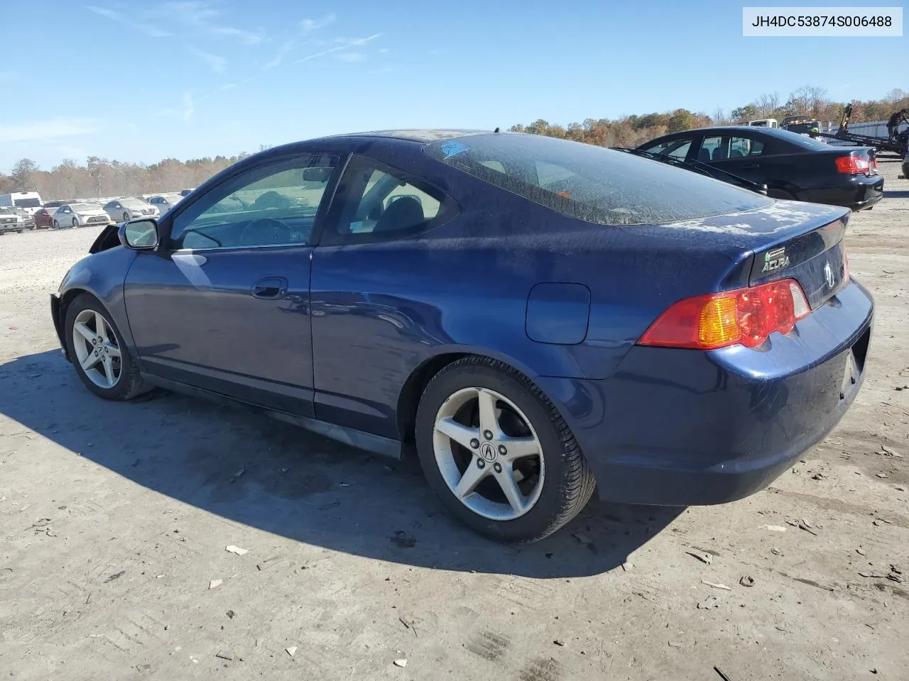 2004 Acura Rsx VIN: JH4DC53874S006488 Lot: 78675654