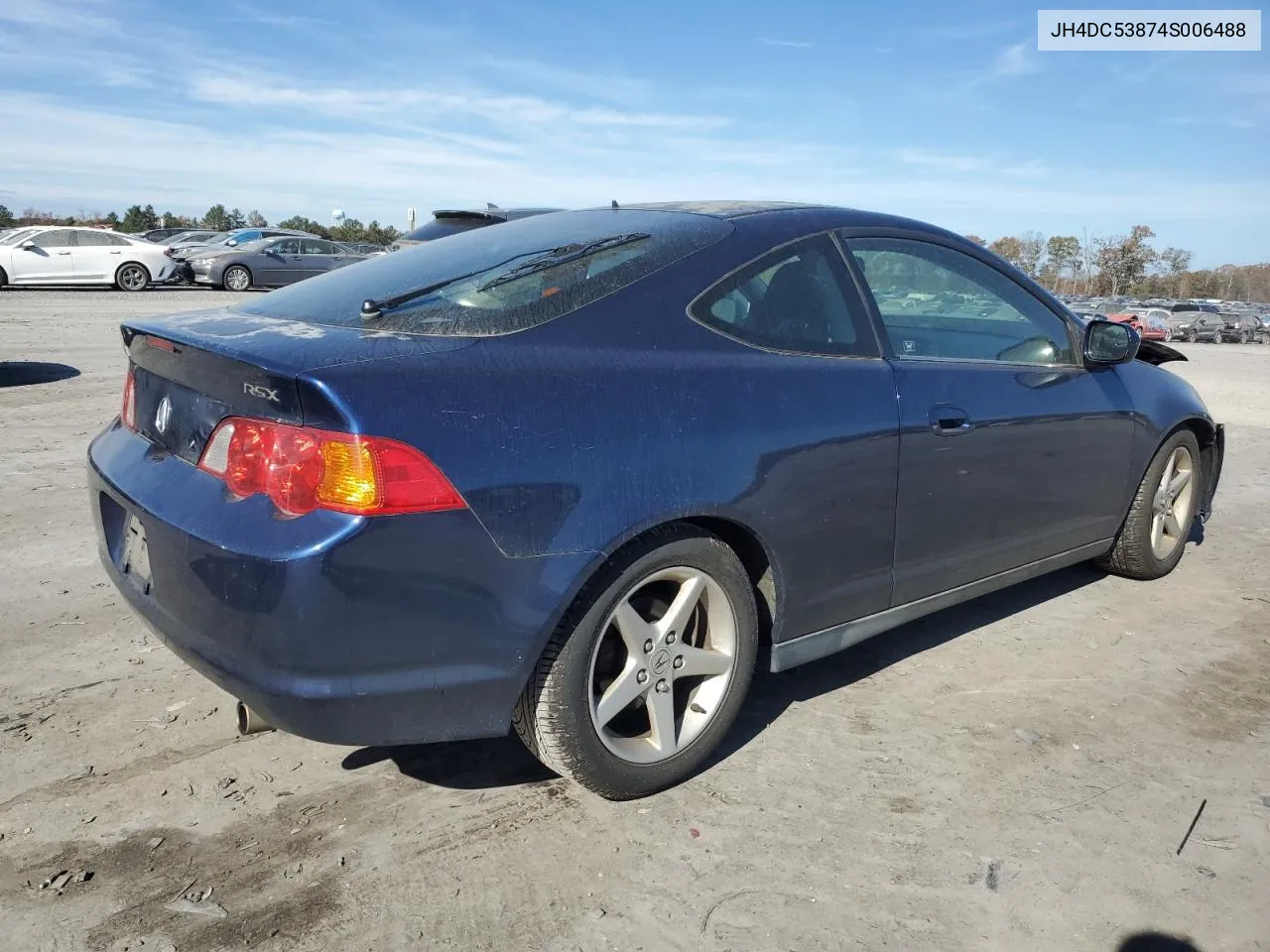 2004 Acura Rsx VIN: JH4DC53874S006488 Lot: 78675654