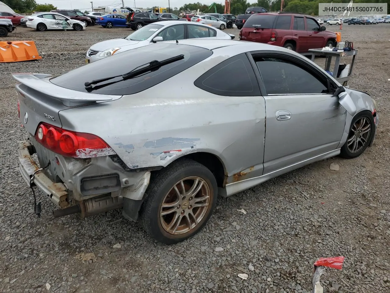 2005 Acura Rsx VIN: JH4DC54815S007765 Lot: 69592304