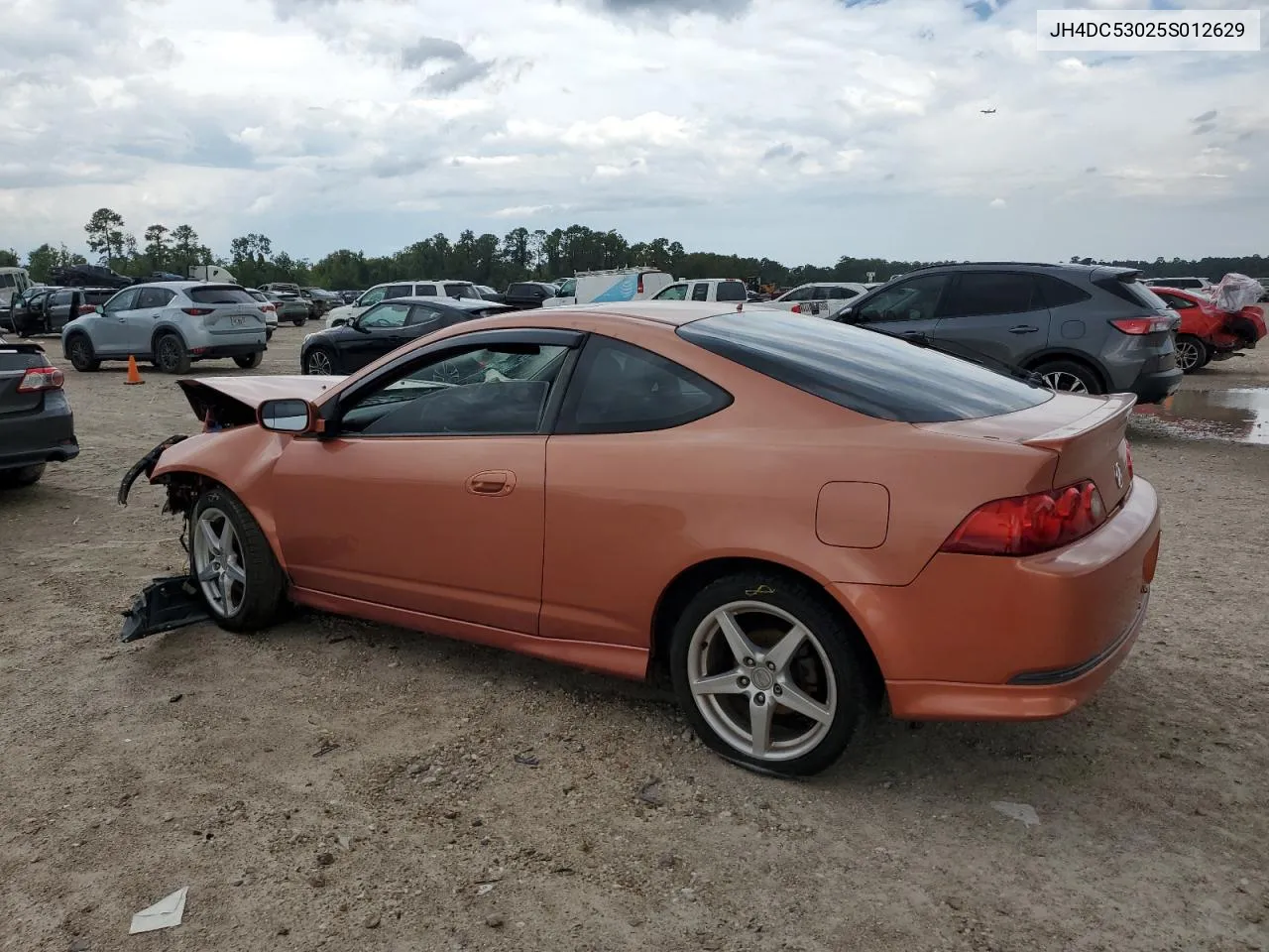 2005 Acura Rsx Type-S VIN: JH4DC53025S012629 Lot: 72845184