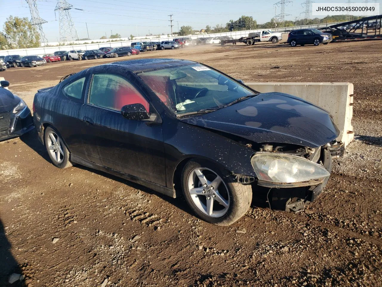 2005 Acura Rsx Type-S VIN: JH4DC53045S000949 Lot: 73118744