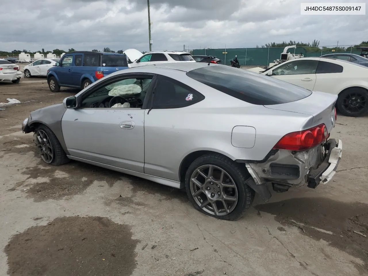 2005 Acura Rsx VIN: JH4DC54875S009147 Lot: 75296724