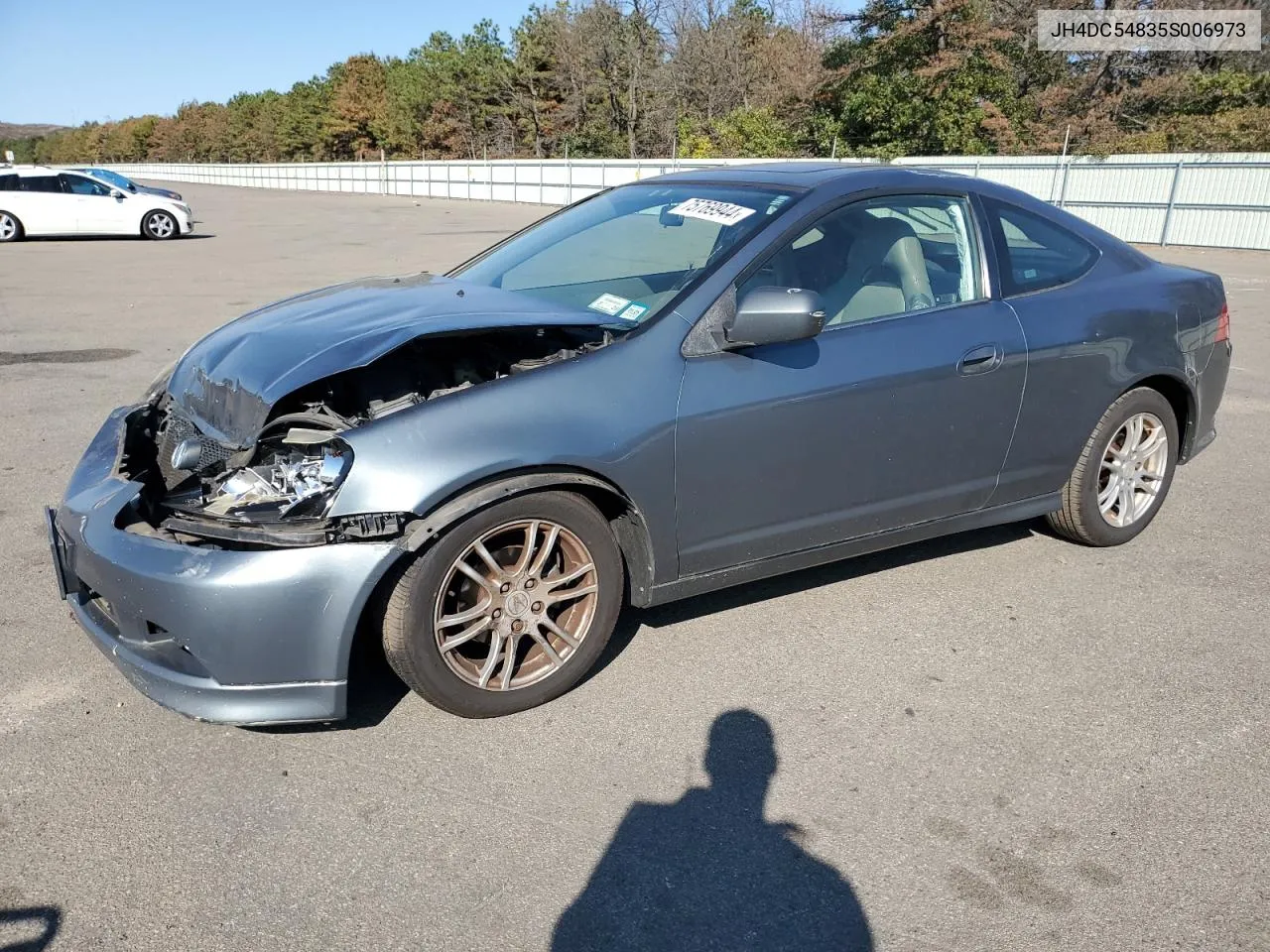 2005 Acura Rsx VIN: JH4DC54835S006973 Lot: 75769944