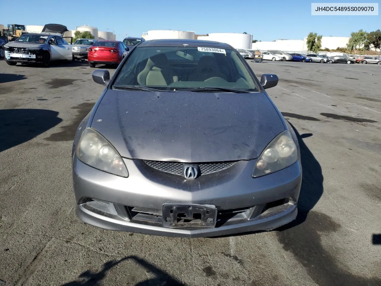 2005 Acura Rsx VIN: JH4DC54895S009070 Lot: 75893064