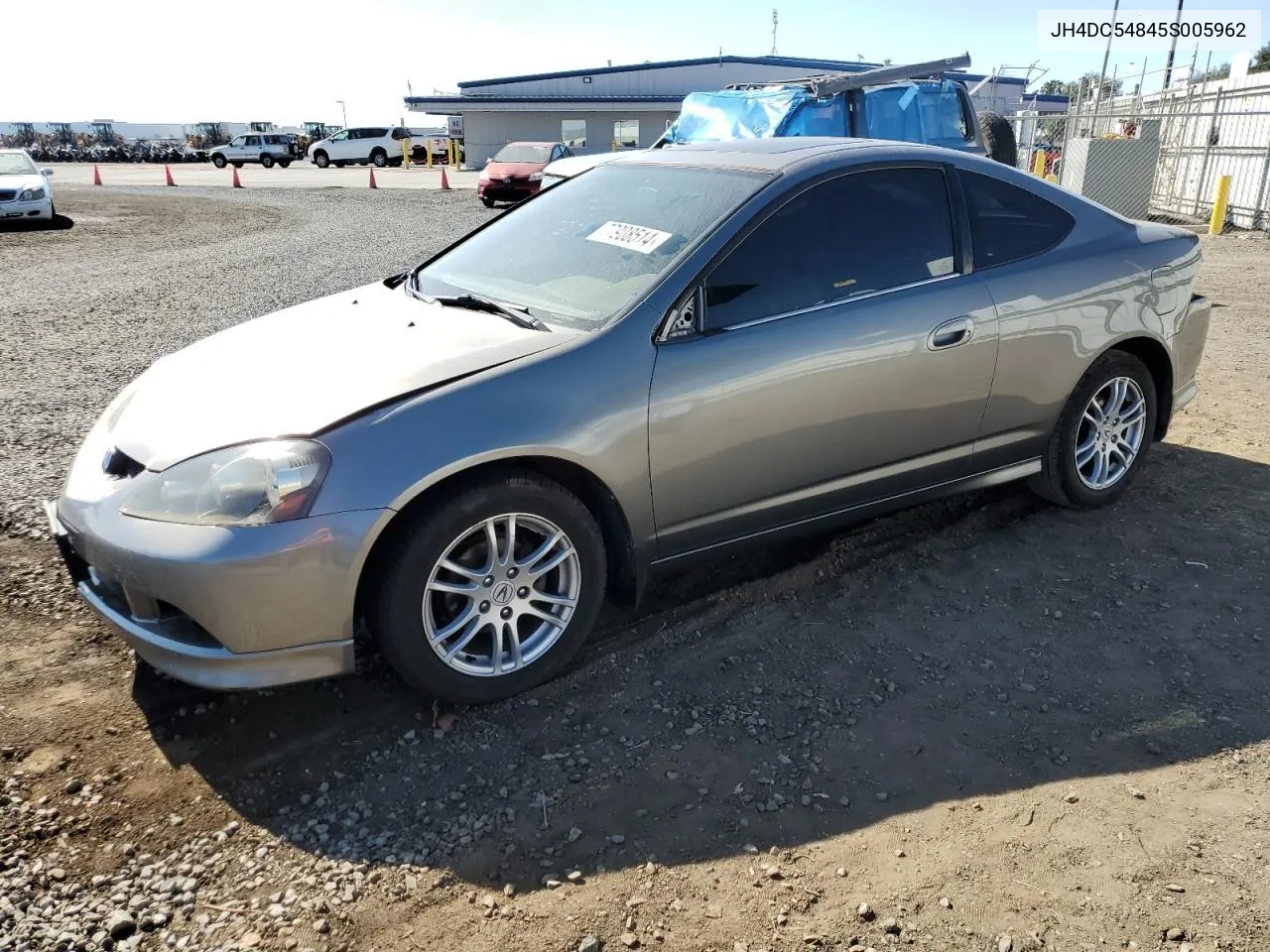 2005 Acura Rsx VIN: JH4DC54845S005962 Lot: 77908514