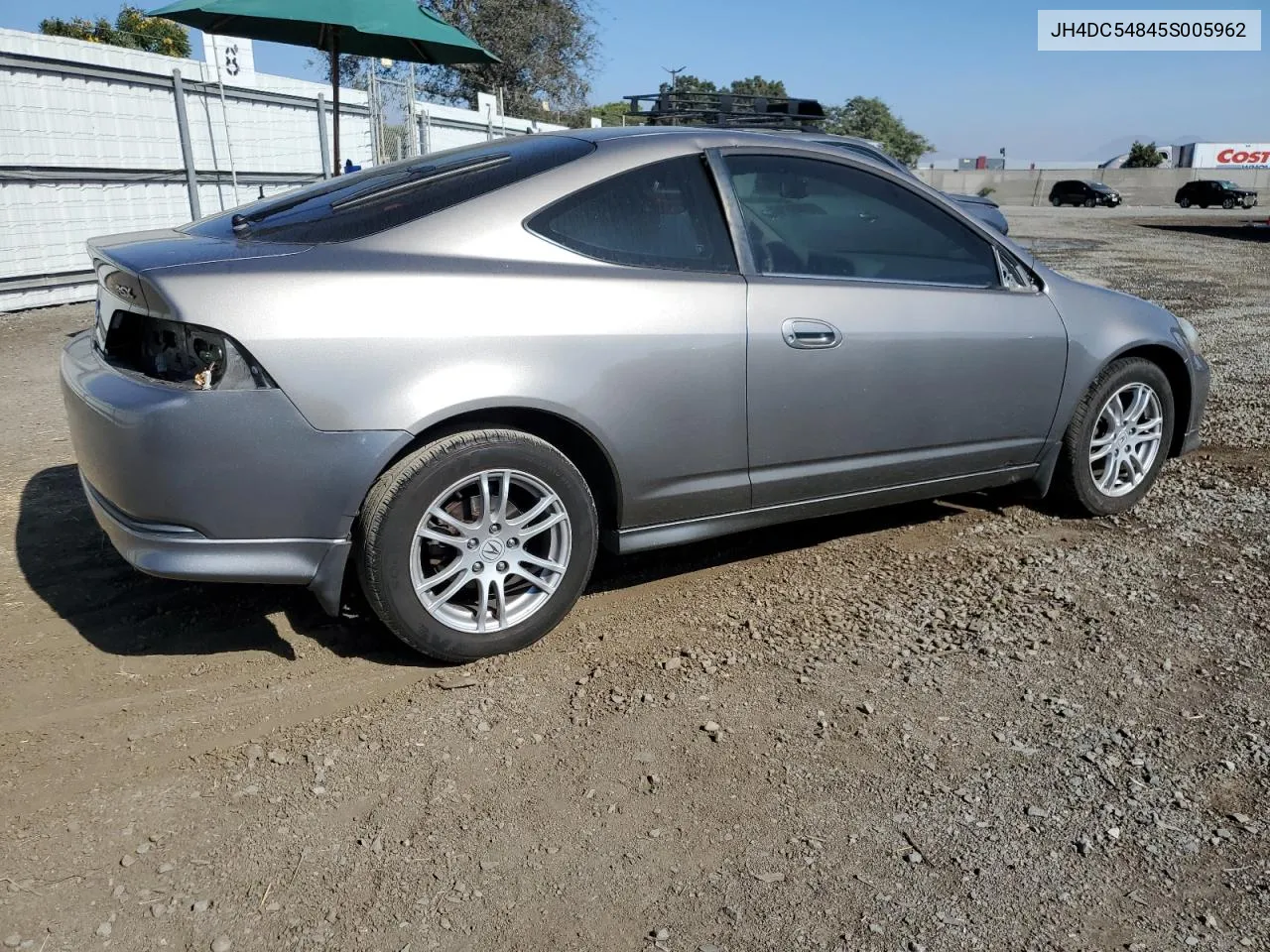 2005 Acura Rsx VIN: JH4DC54845S005962 Lot: 77908514