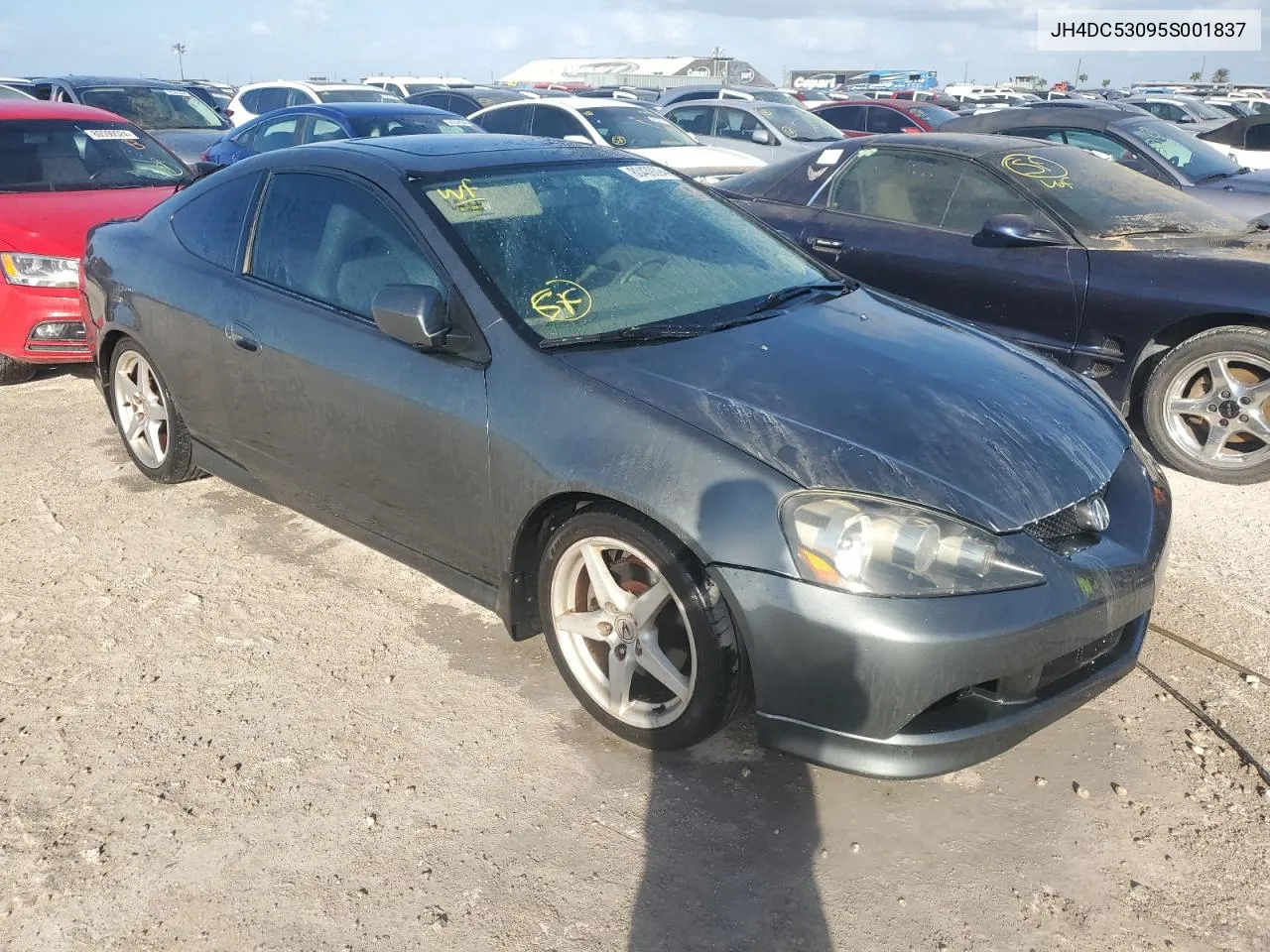 2005 Acura Rsx Type-S VIN: JH4DC53095S001837 Lot: 80439394