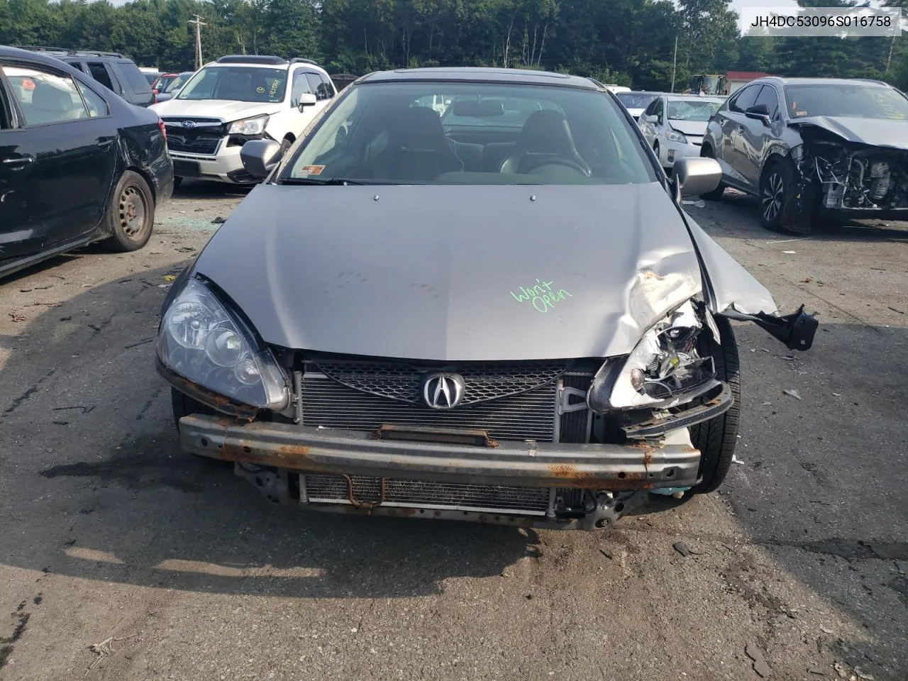 2006 Acura Rsx Type-S VIN: JH4DC53096S016758 Lot: 65594754