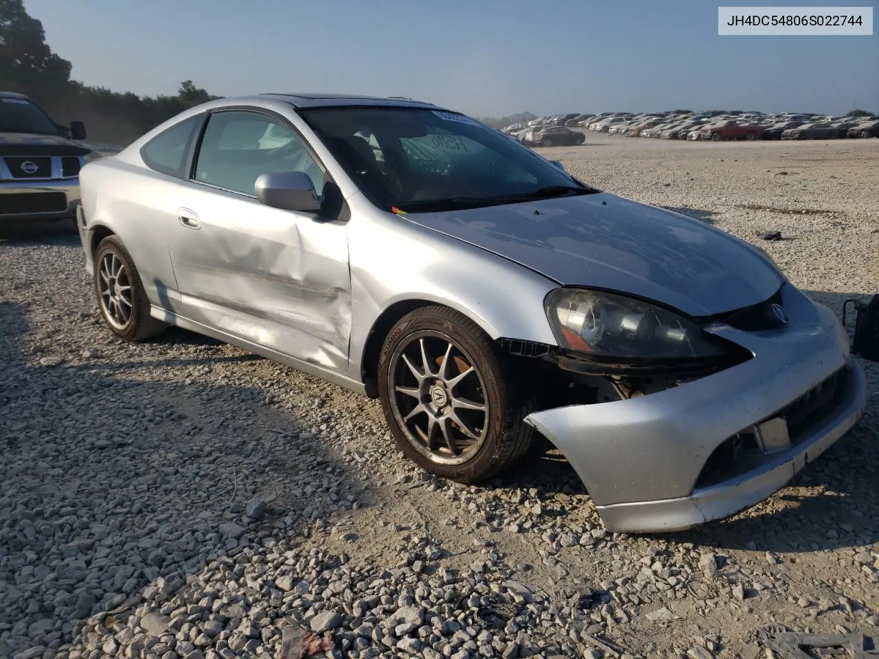 2006 Acura Rsx VIN: JH4DC54806S022744 Lot: 69402944