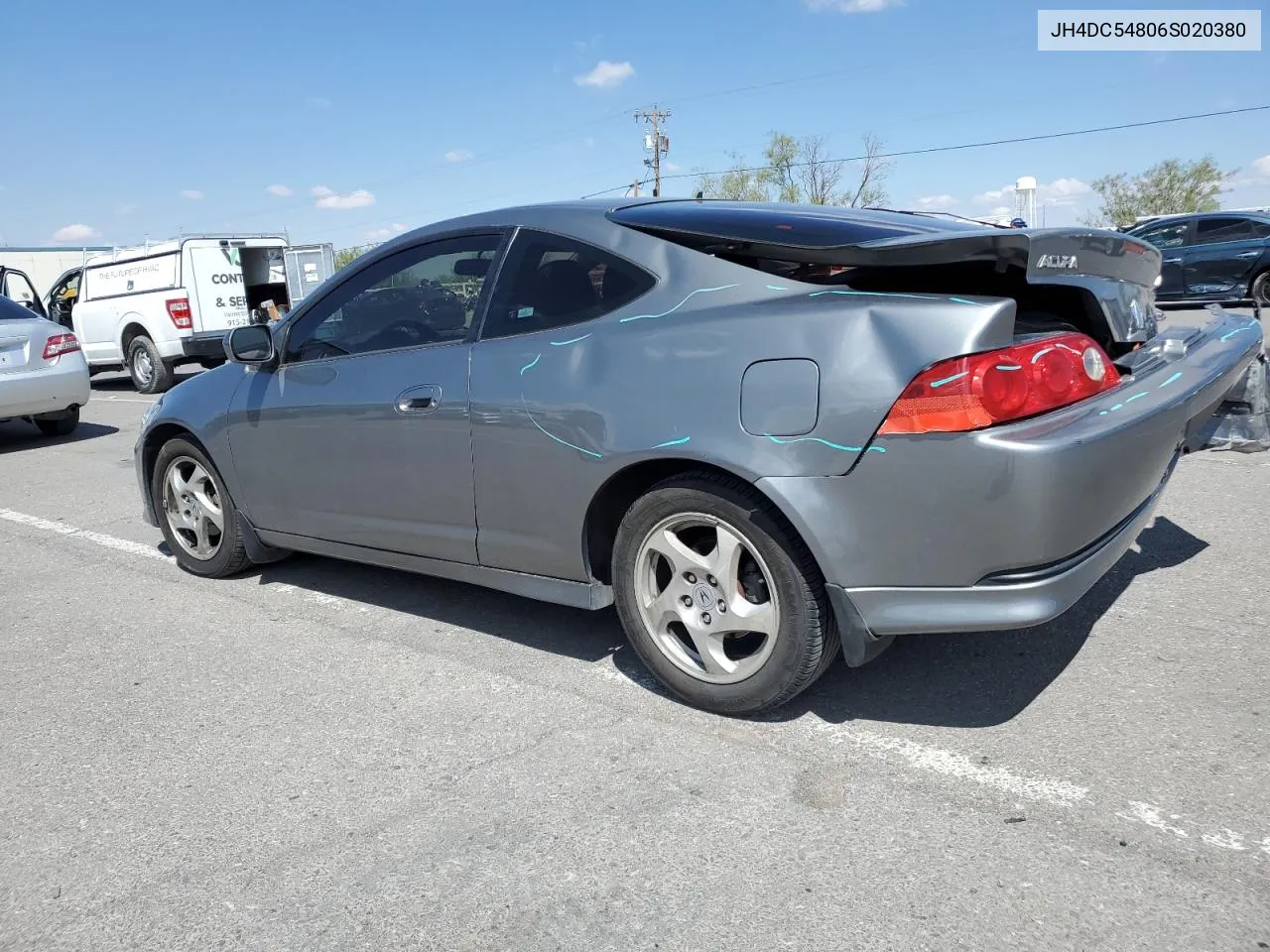 JH4DC54806S020380 2006 Acura Rsx