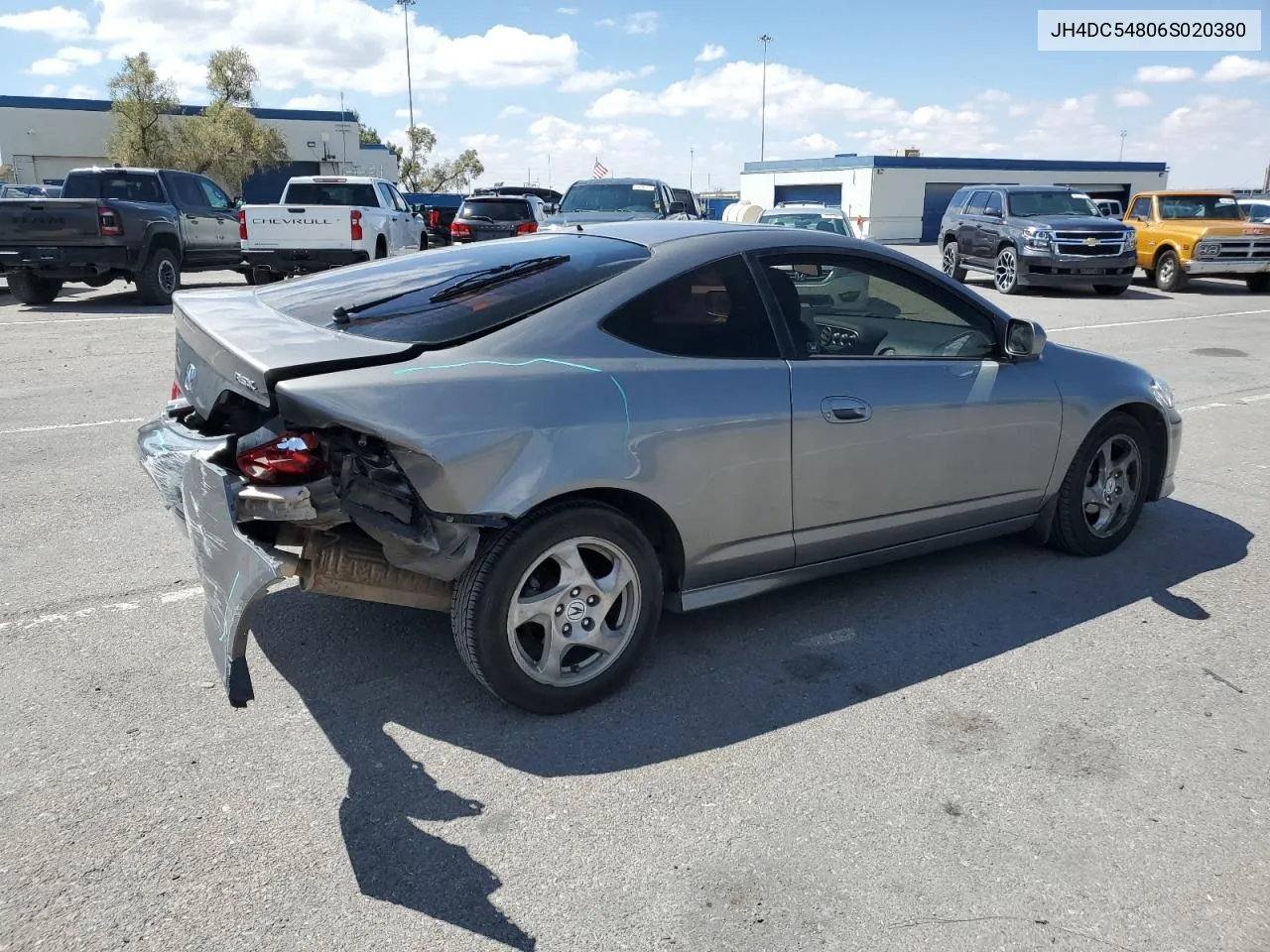 2006 Acura Rsx VIN: JH4DC54806S020380 Lot: 69776304