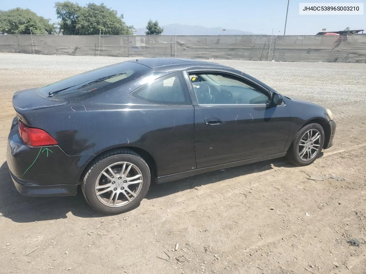 2006 Acura Rsx VIN: JH4DC53896S003210 Lot: 71103054