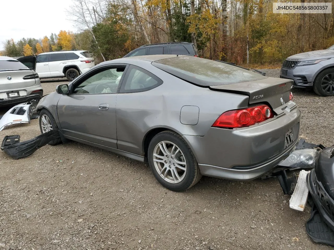 2006 Acura Rsx VIN: JH4DC54856S800357 Lot: 75725934