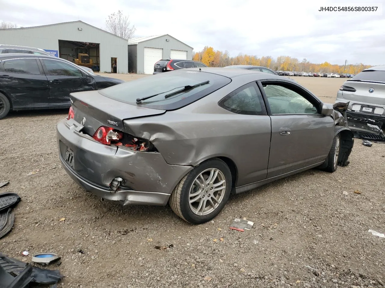 2006 Acura Rsx VIN: JH4DC54856S800357 Lot: 75725934