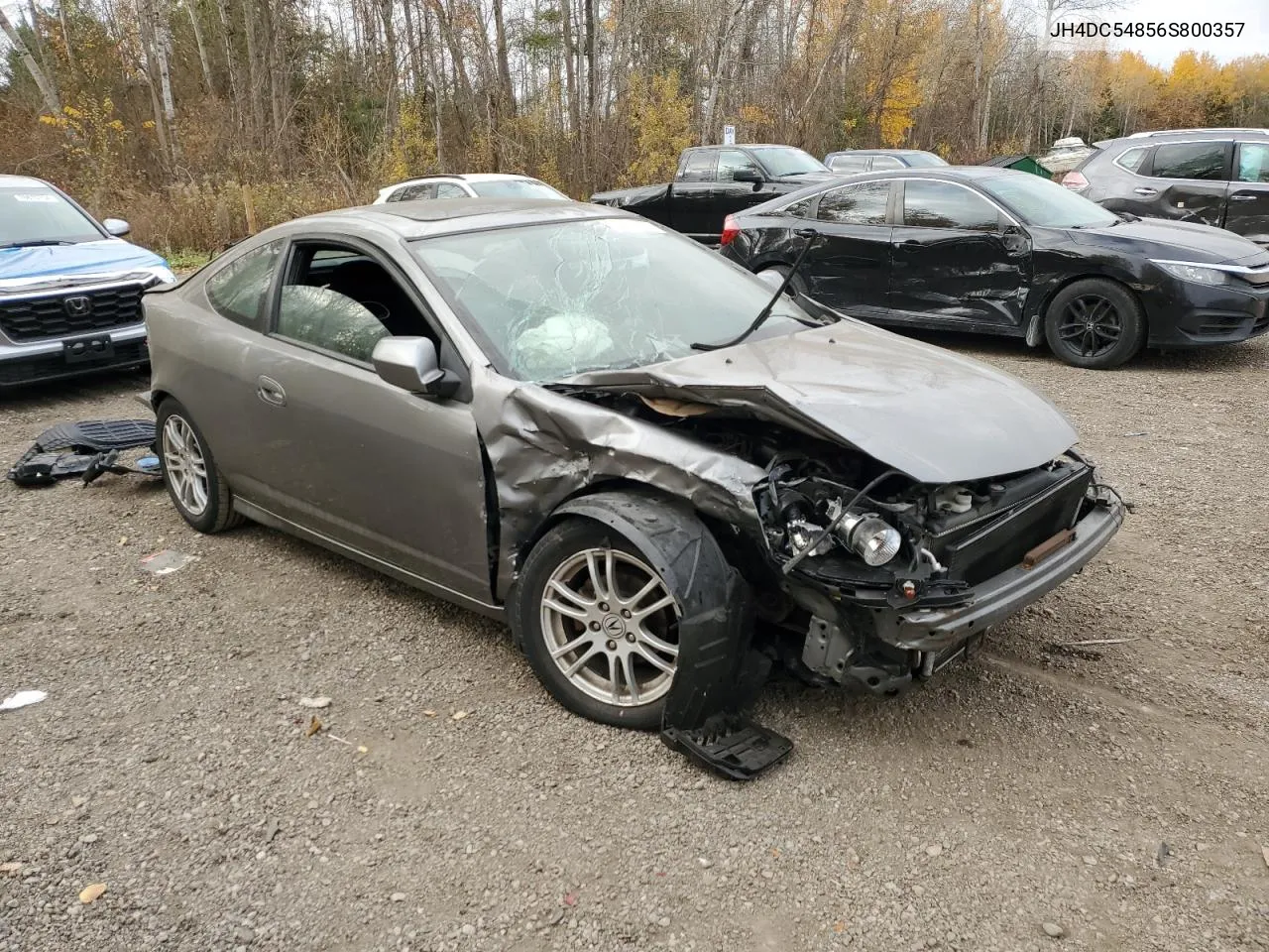 2006 Acura Rsx VIN: JH4DC54856S800357 Lot: 75725934