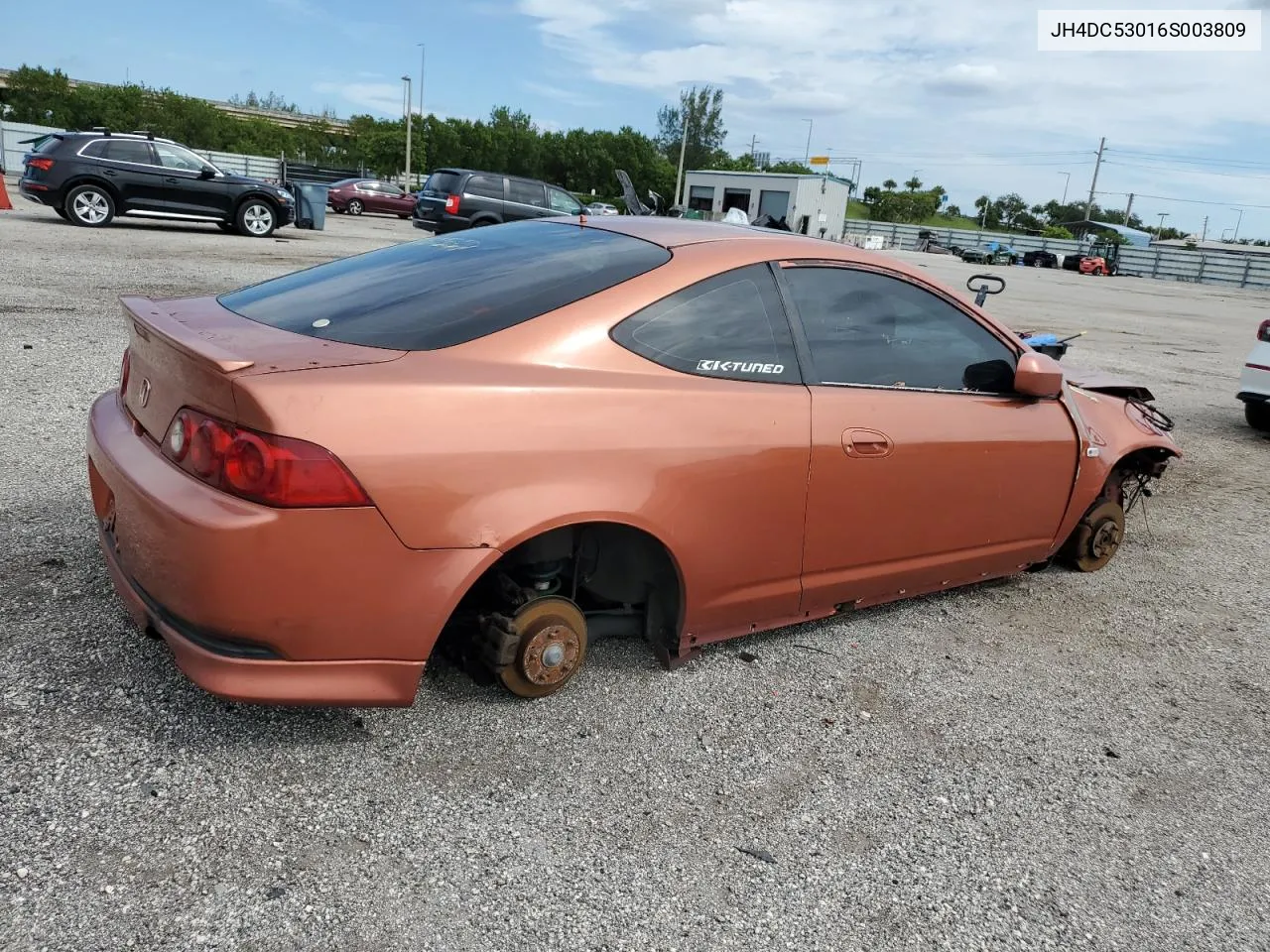 2006 Acura Rsx Type-S VIN: JH4DC53016S003809 Lot: 76237764