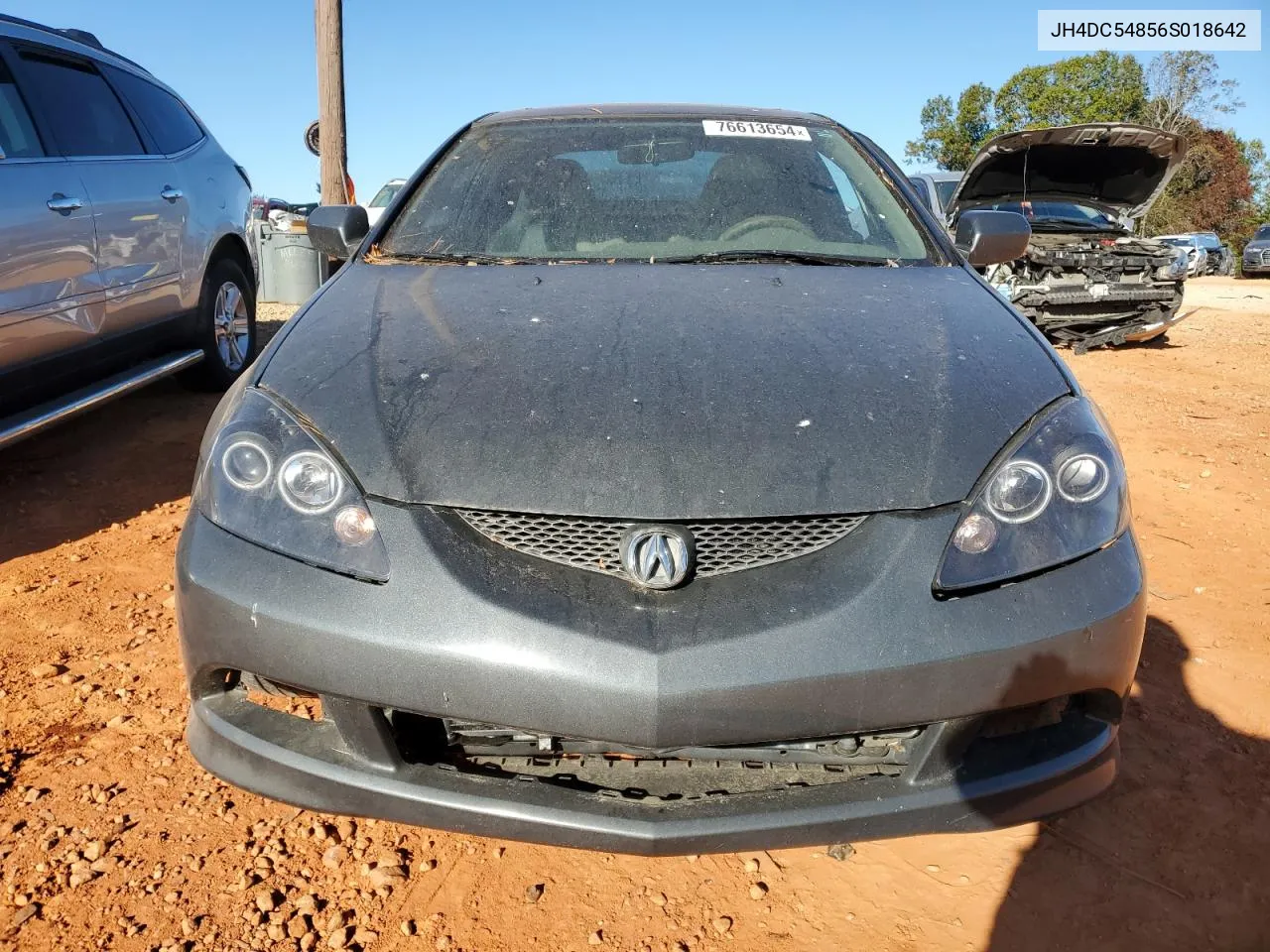 2006 Acura Rsx VIN: JH4DC54856S018642 Lot: 76613654