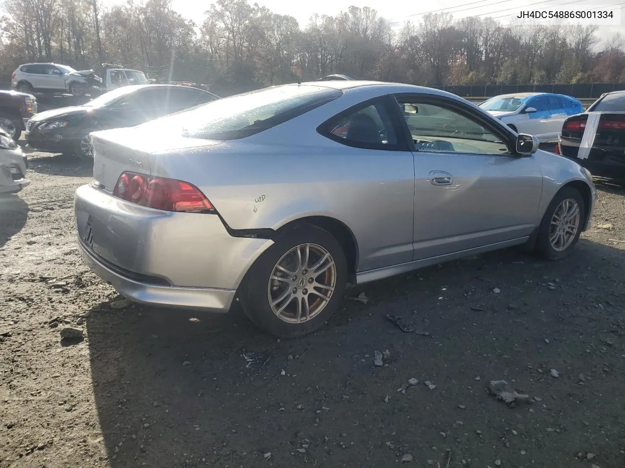 2006 Acura Rsx VIN: JH4DC54886S001334 Lot: 79616134