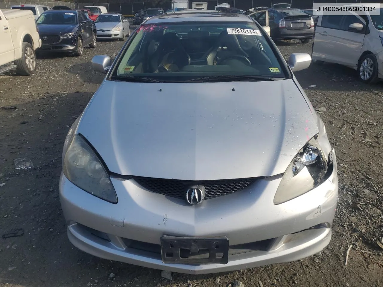 2006 Acura Rsx VIN: JH4DC54886S001334 Lot: 79616134