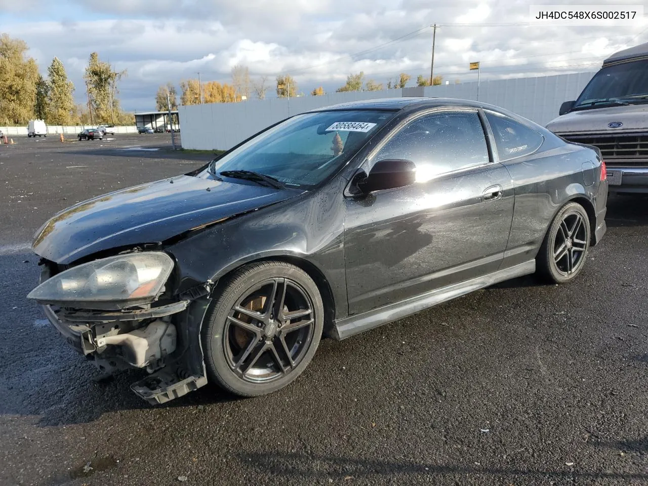 2006 Acura Rsx VIN: JH4DC548X6S002517 Lot: 80588464