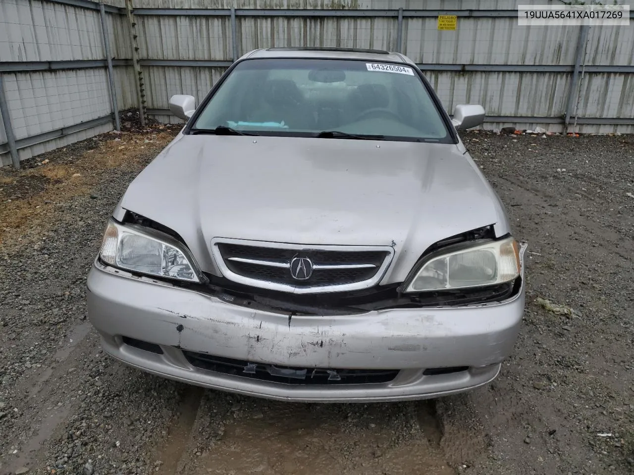 1999 Acura 3.2Tl VIN: 19UUA5641XA017269 Lot: 64326504