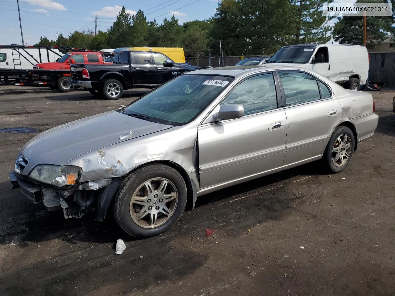 1999 Acura 3.2Tl VIN: 19UUA5640XA021314 Lot: 70719644