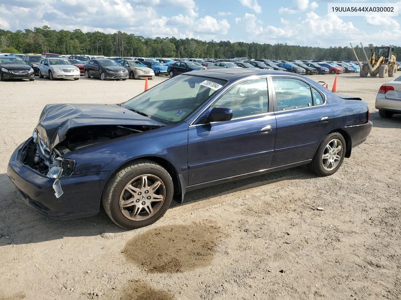 1999 Acura 3.2Tl VIN: 19UUA5644XA030002 Lot: 73097894