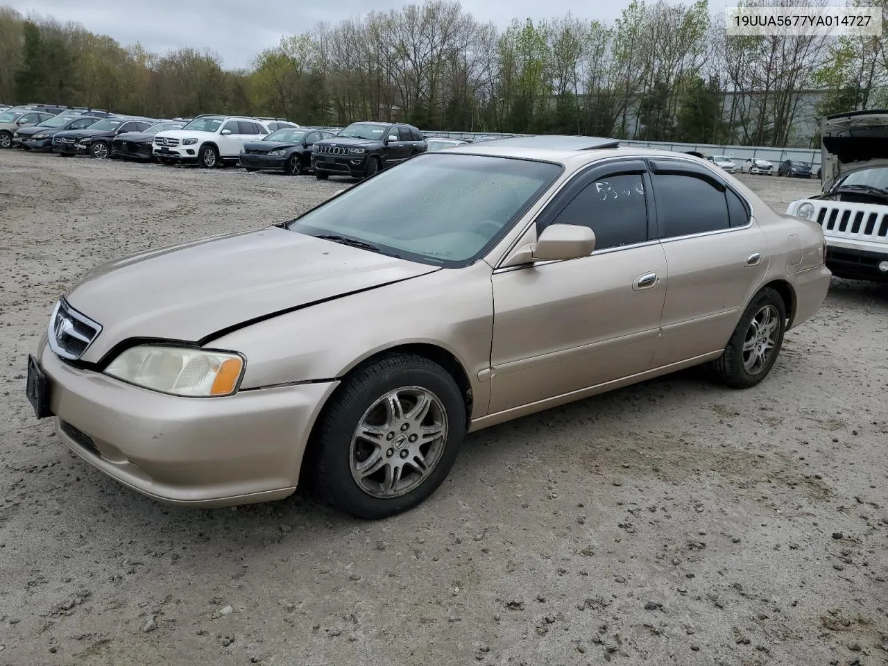 2000 Acura 3.2Tl VIN: 19UUA5677YA014727 Lot: 53503064