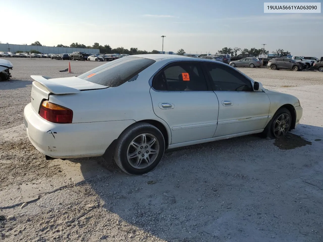 2000 Acura 3.2Tl VIN: 19UUA5661YA063090 Lot: 67831904