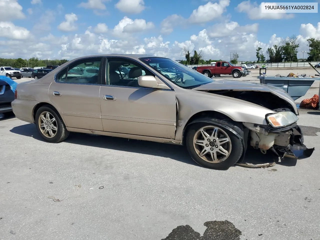 2000 Acura 3.2Tl VIN: 19UUA5661YA002824 Lot: 69655894