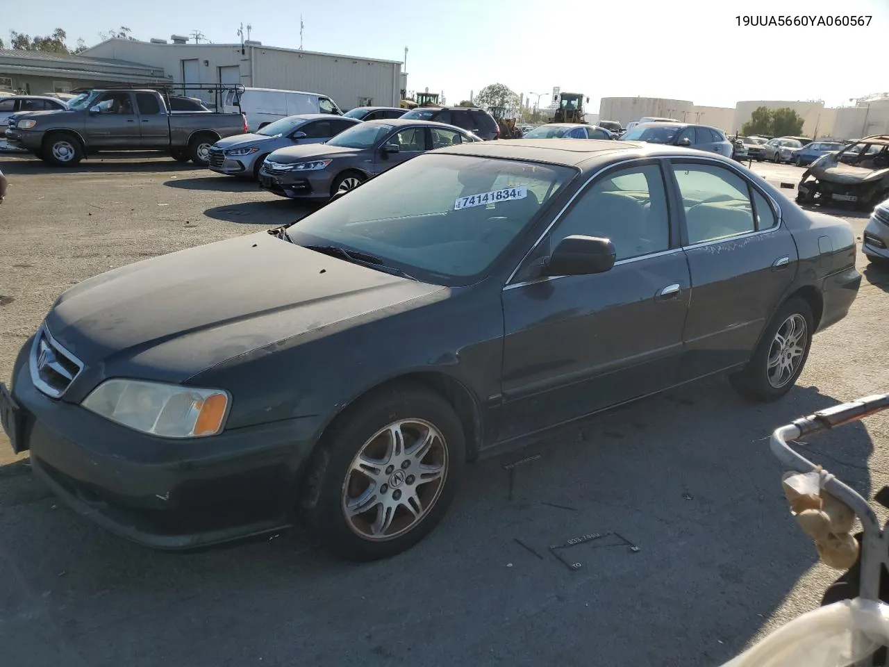 2000 Acura 3.2Tl VIN: 19UUA5660YA060567 Lot: 74141834