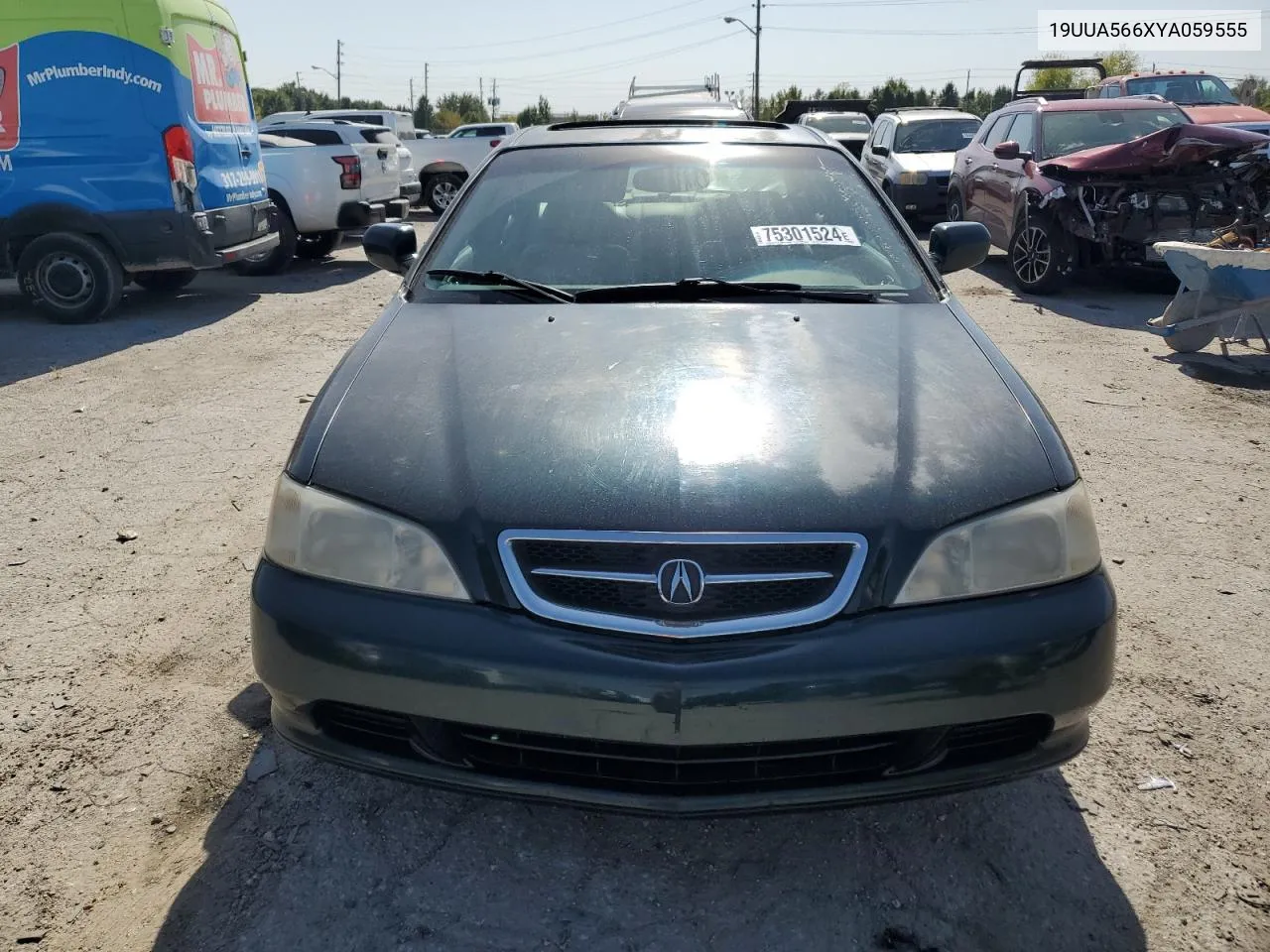 2000 Acura 3.2Tl VIN: 19UUA566XYA059555 Lot: 75301524