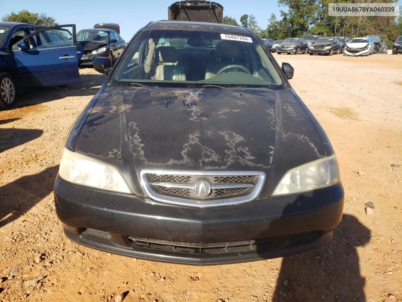 2000 Acura 3.2Tl VIN: 19UUA5678YA060339 Lot: 75407204