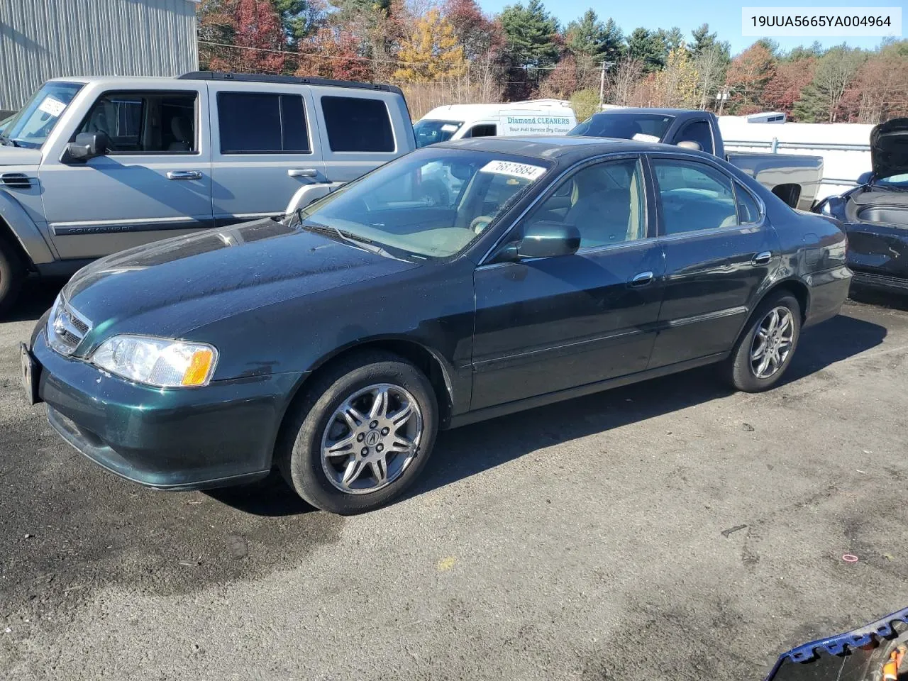 2000 Acura 3.2Tl VIN: 19UUA5665YA004964 Lot: 76873884