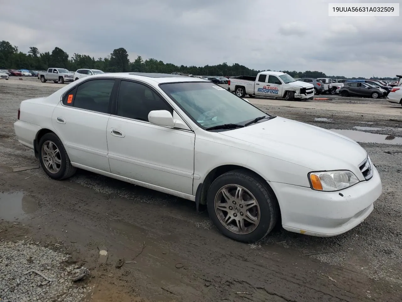 2001 Acura 3.2Tl VIN: 19UUA56631A032509 Lot: 66461154