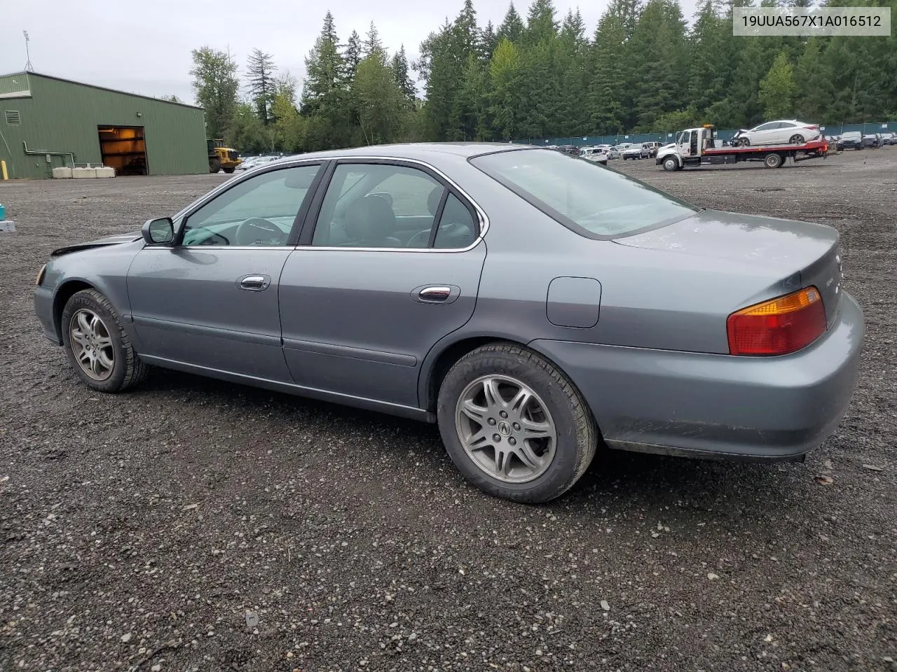 2001 Acura 3.2Tl VIN: 19UUA567X1A016512 Lot: 68886194