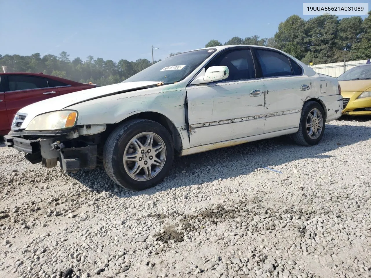 2001 Acura 3.2Tl VIN: 19UUA56621A031089 Lot: 69761304