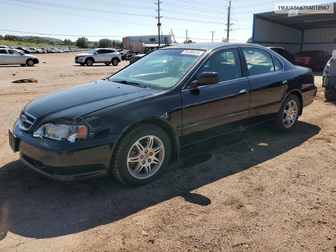 2001 Acura 3.2Tl VIN: 19UUA56671A018967 Lot: 70180424